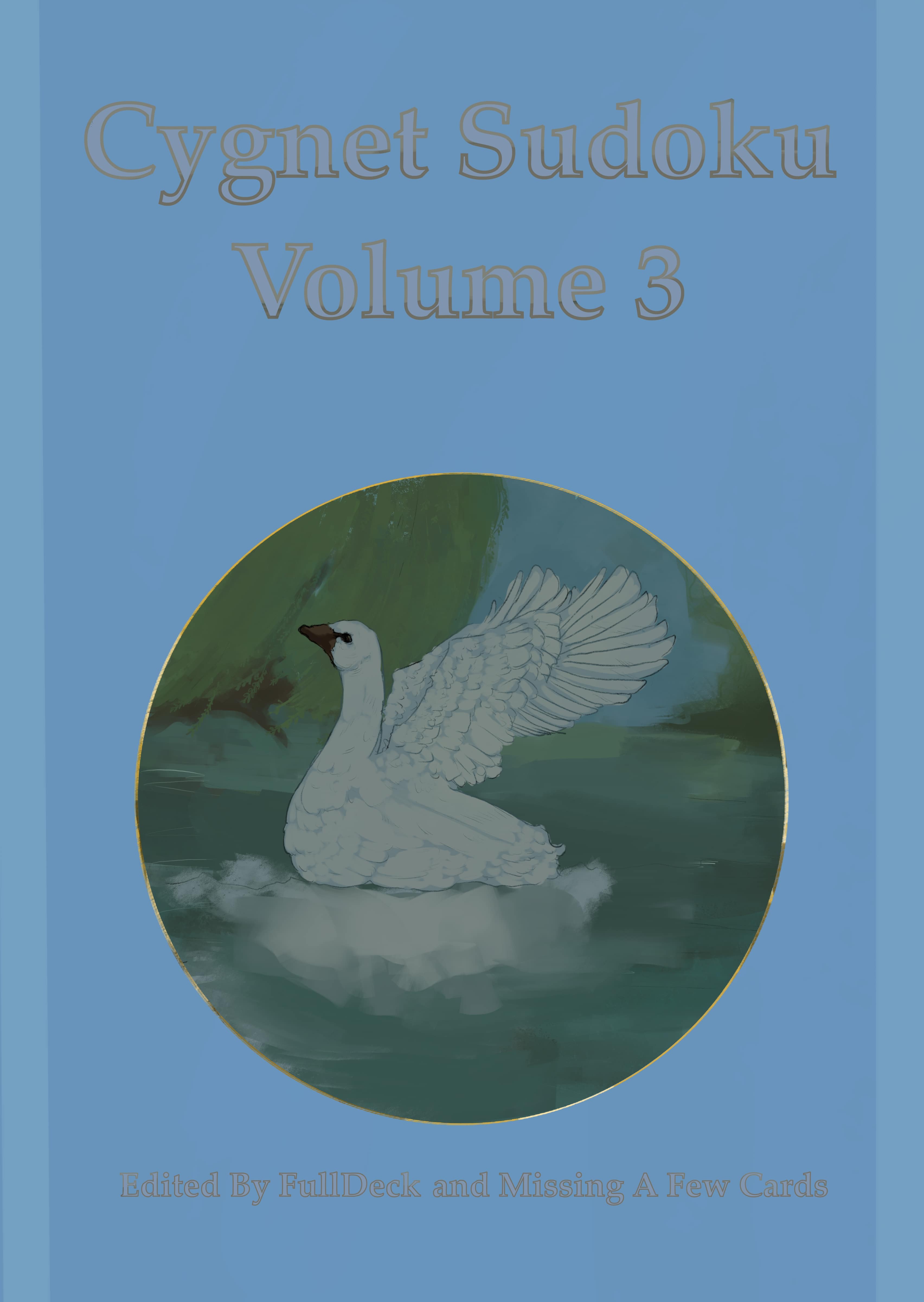 Cover of book featuring a cygnet